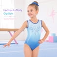 thumbnail image 6 of Gymnastics Leotards for Girls,Sleeveless Rhinestone Kids Dance Unitards Biketards with Shorts and Hair Scrunchie, 6 of 12