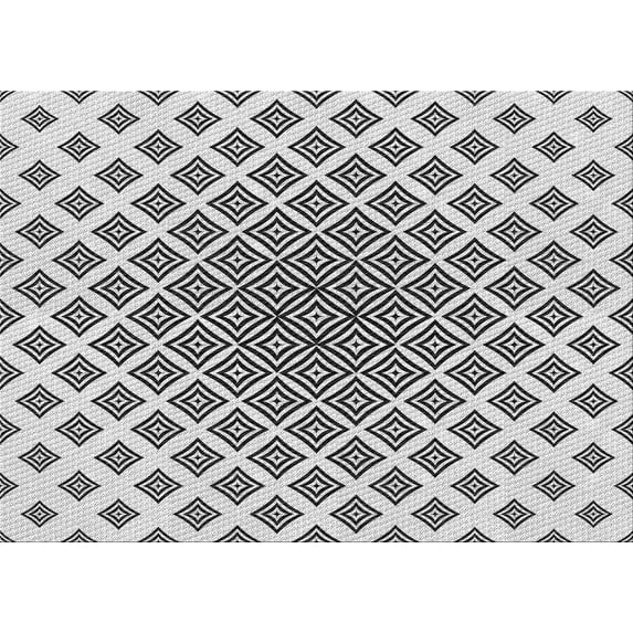 Ahgly Company Machine Washable Indoor Rectangle Transitional Platinum Gray Area Rugs, 6' x 9'