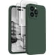 thumbnail image 3 of FireNova Funda diseñada para iPhone 15 Pro, funda de silicona mejorada [protección de cámara] con [2 protectores de pantalla], forro interior de microfibra suave antiarañazos, 6,1 pulgadas, verde alpi, 3 of 4
