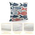 thumbnail image 4 of ONETECH Fish Throw Pillow Covers Home Decor , Fish Decorative Pillowcase Cushion Cover Soft Durable for Bed Sofa Couch, 4 of 5