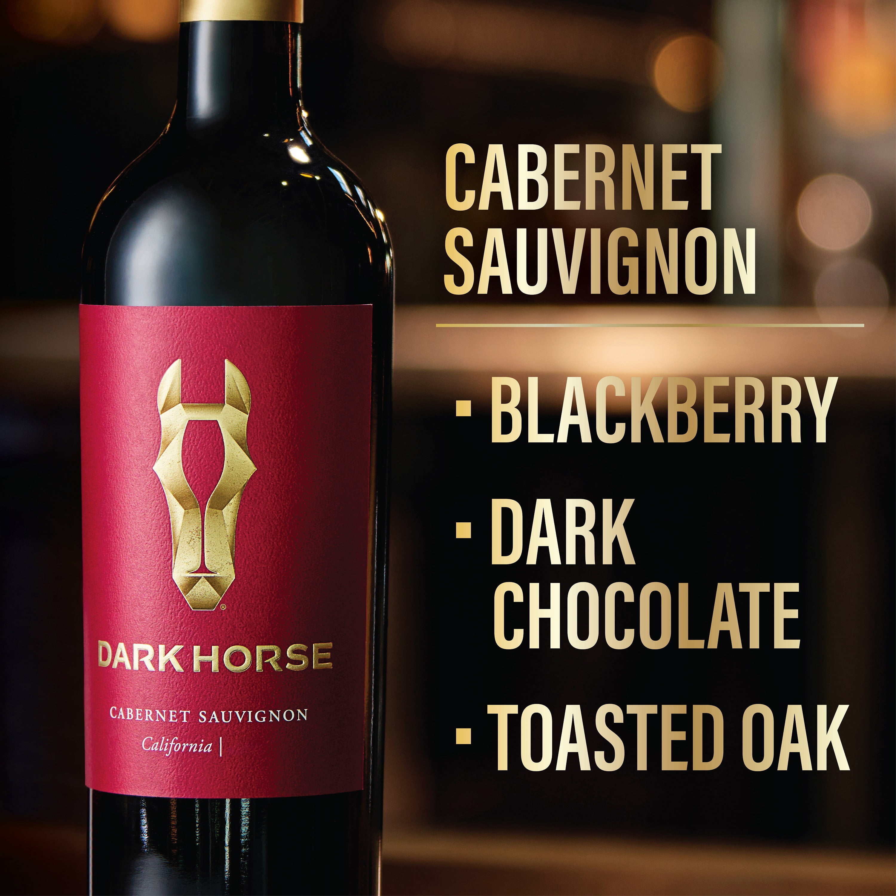 Dark Horse Cabernet Sauvignon, Red Wine, 750 mL Bottle at