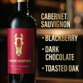 thumbnail image 3 of Dark Horse Cabernet Sauvignon Red Wine, 750ml Bottle, 3 of 11