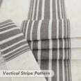 thumbnail image 3 of DriftAway Farmhouse Vertical Striped Linen Blend Textured Light Filtering Semi Sheer Curtains for Living Room Bedroom 96 Inches Long Drapes 2 Panels Broad Striped Gray, 3 of 6
