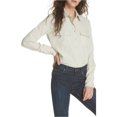 thumbnail image 1 of Free People Womens Bandana Bandit Button Up Shirt, Off-White, X-Small, 1 of 1