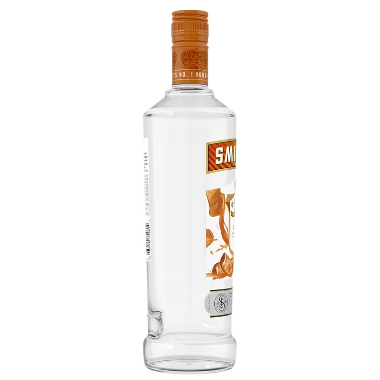 Smirnoff Kissed Caramel (Vodka infused with Natural Flavors), Gluten Free,  750 ml, 30% ABV