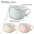 thumbnail image 3 of Soup Mugs with Lid & Handle, Microwavable Ramen Containers, 5.5*3.7 inch Soup Cups, Soup Mugs & Cups for Cereal, Oatmeal, Ramen, Instant Noodle, 3 of 9