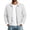 White, variant on FchengtaiS Men's Full Zip Up Bomber Jackets Long Sleeve Turndown Collar Lightweight Coat Windproof Outerwear with Zip Pocket
