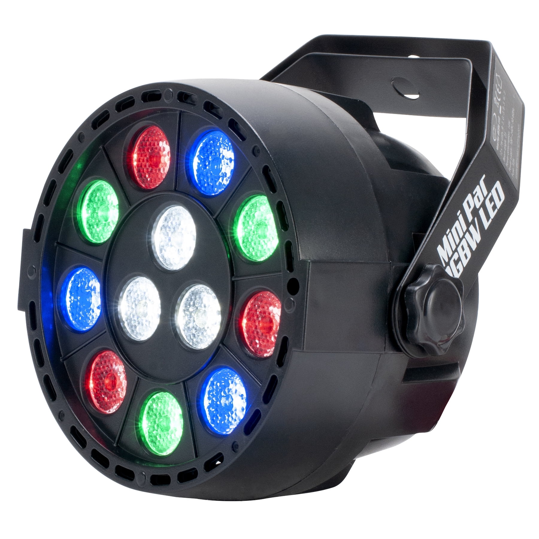 (6) Eliminator Mini Par LED DMX Par Wash Lights For DJ/Stage/Clubs/Bars/Events