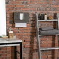 thumbnail image 3 of MyGift Vintage Gray Wood Wall Mounted Bathroom Paper Towel Holder, Disposable Hand Towel Dispenser Guest Restroom, 3 of 6