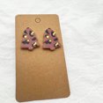 thumbnail image 1 of Pendientes de árbol de Navidad acrílicos de Europa y Estados Unidos, pendientes de joyería, 1 of 1
