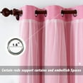 thumbnail image 3 of Joqmia Star Cutout Kids Window Blackout Curtains for Girl Bedroom Window Room Darkening Curtains & Drapes Baby Nursery Curtains 2pcs, 3 of 6