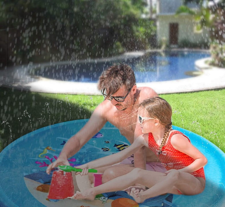 Outdoor Kids Sprinkler Mat, Splash Pad Wading Pool Pad, Summer Water Sprinkler Toys for Kids, Outdoor Kids Sprinkler Mat, Splash Pad Wading Pool Pad, Summer Water Sprinkler Toys for Kids,