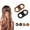 Black + Leopard Prin, variant on Magnetic Hair Clips for Women, Flat Clips for Hair, Magnet Hair Clips Strong Hold No Slip, No Crease Sectioning Clip for Thin and Thick Hair, Everyday Styling