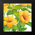 thumbnail image 2 of OToole, Tim 20x20 Black Modern Framed Museum Art Print Titled - Watercolor Hibiscus IV, 2 of 5