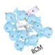 thumbnail image 2 of Guirnalda de luces LED con forma de ballena de 1,5 m y 10 LED, decorativa, funciona con pilas, ideal para Navidad, bodas, cumpleaños, festivales, fiestas (luz de colores, sin pilas), 2 of 7