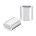 thumbnail image 5 of M2 Aluminum Oval Sleeve 2.2mm(3/32") Steel Wire Rope Ferrule 100 Pcs, 5 of 5