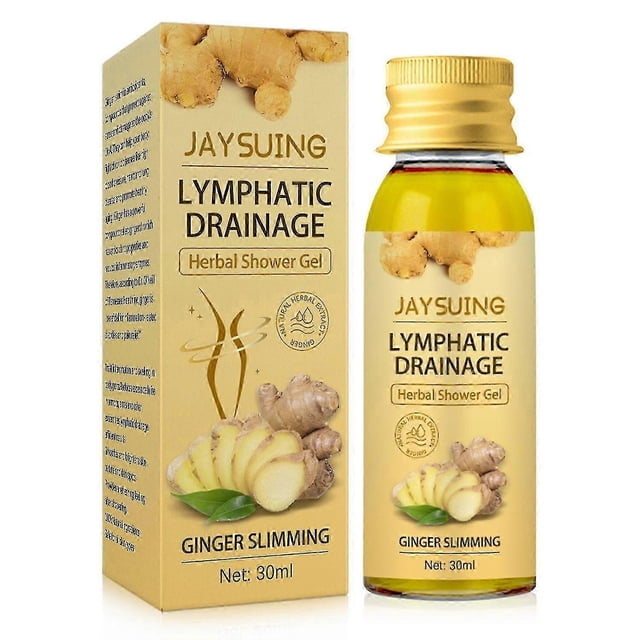 Gel de ducha de jengibre a base de hierbas JAYSUING de 30 ml que adelgaza, promueve el metabolismo y el drenaje linfático -8226853062145