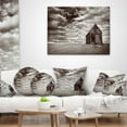thumbnail image 3 of Designart Abandoned Desert Church - Landscape Printed Throw Pillow - 16x16, 3 of 4