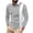 1 Gray, variant on Bazeneo Polos for Men Casual Quarter Zip Polo Shirts Long Sleeve Designer Gym Tshirts Colour Block Golf T-Shirts Patchwork Stretchable Sportswear Mens Workout Training Clothing