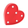 thumbnail image 4 of Lámpara de noche LED con forma de corazón, romántica, ideal para San Valentín, cumpleaños, bodas, decoración de habitación infantil, talla S (blanca)., 4 of 4
