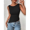 thumbnail image 2 of PRETTYGARDEN Womens Ruched Tank Tops Summer Sleeveless Slim Fit T Shirts Blouses Going Out Y2K Fashion Clothes, 2 of 7