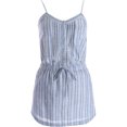 thumbnail image 1 of Aeropostale Womens Halter hasta la rodilla Peasant 2 Pocket Sundress, azul, mediano, 1 of 1