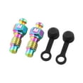 thumbnail image 5 of yotijay 2 Pieces Brake Caliper Bleed Screws Professional Lightweight Titanium Alloy Bike Colorful, 5 of 9