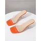 thumbnail image 2 of Women Clear Strap Chunky Heeled Mule Sandals, Fashion Summer Heeled Sandals, 2 of 3
