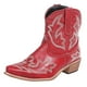 thumbnail image 1 of NECHOLOGY Botas Mujer Adulto Femenino Zapatos Botines mujer Zapatos cortos puntiagudos sin cordones, botines Retro, tacones bordados, botas de mujer para mujer (Wine, 6), 1 of 4