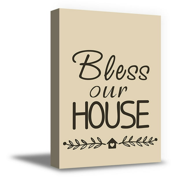 Awkward Styles Hanukkah Wall Art Canvas Bless Our House Jewish Home Decor Prints Walmart Com Walmart Com