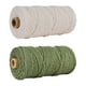 thumbnail image 1 of 2 Rollos de la cuerda de algodón de bricolaje Material de tapicería hecha a mano, 1 of 5