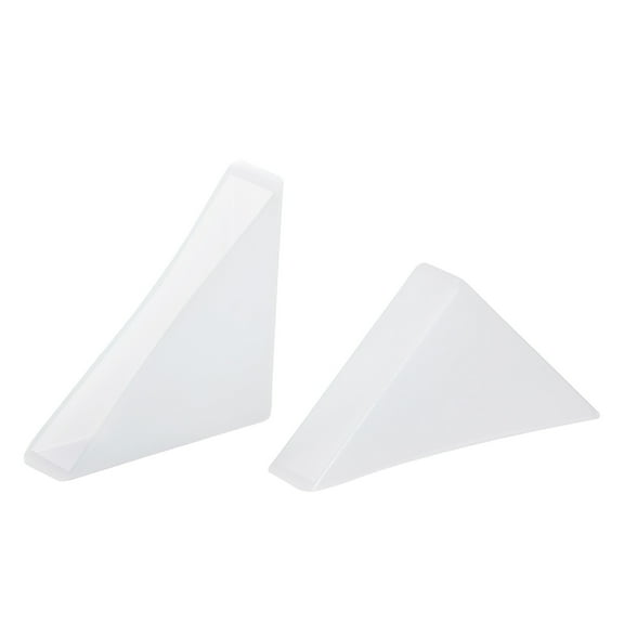 Uxcell PP Corner Protector Triangle 47x12mm for Ceramic, Glass, Metal Sheets White 20 Pack