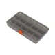 thumbnail image 2 of Caja de almacenamiento con múltiples rejillas, caja de hardware con divisores extraíbles, caja de almacenamiento, caja de cuentas, caja organizadora 15 cuadrículas, 2 of 8