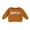 Brown, variant on Bagilaanoe Toddler Baby Girl Boy Casual Sweatshirt Long Sleeve Letter Print Pullover 6M 12M 18M 24M 3T 4T Kids Fall Loose Tee Tops