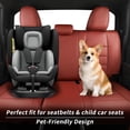 thumbnail image 5 of Coverdream Gladiator Car Seat Covers Full Set for 2020-2026 Jeep Gladiator,Rear w/No Armrest Truck Seat Cushion,Manual Seats only - Leatherette(Red), 5 of 9