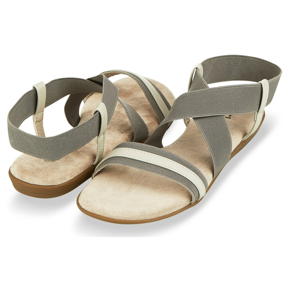 memory foam flat sandals