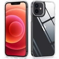 thumbnail image 6 of Case for Apple iPhone 12 /12 Pro (6.1") 2 Pack Crystal Clear Acrylic Back Reinforced TPU Hybrid Shock Absorption Sturdy Thin Cover for iPhone 12 / 12 Pro by Xcell, 6 of 8