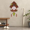 thumbnail image 6 of Cuckoo Wall Clock Battery Operated Forest Pendulum Bird Clock for Gifts, 6 of 7