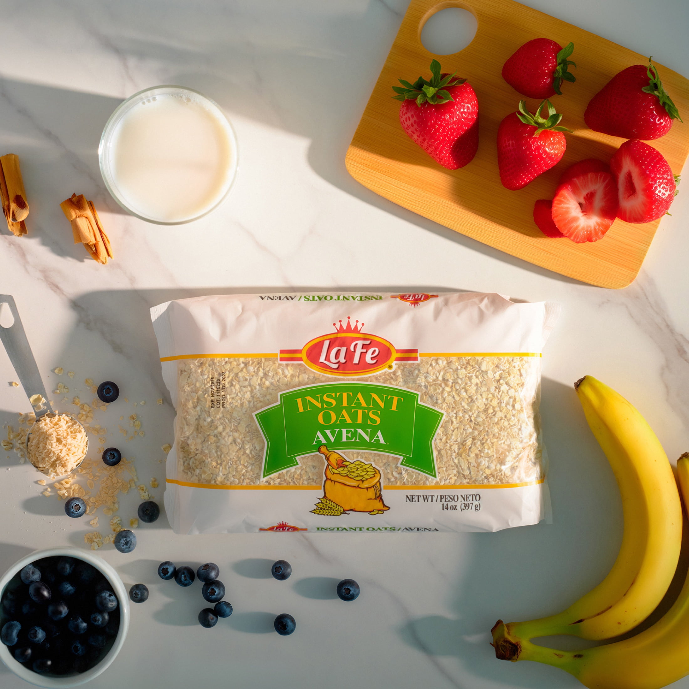 La Fe Quick Oats, 14 oz Bag - Easy Cooking Oatmeal