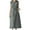 Gray, variant on YanHoo Women's Tank Dresses Linen Sleeveless Crew Neck Tie Waist Midi Dress Summer Casual Solid Dress