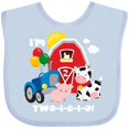 thumbnail image 3 of Inktastic TWO-I-E-I-O 2nd Birthday Boys or Girls Baby Bib, 3 of 4