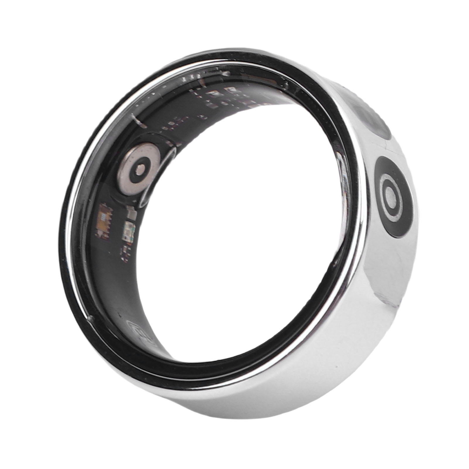 Bague Connectée Intelligente Pour Homme – Compteur De Prière, Notifications, Heure, Vibreur, Rechargeable – 3 Tailles (18/20/22mm)
