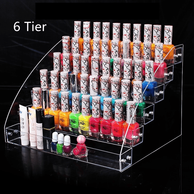 Acrylic Makeup Rack Organizer Nail Polish Rack Lipstick Rack Display