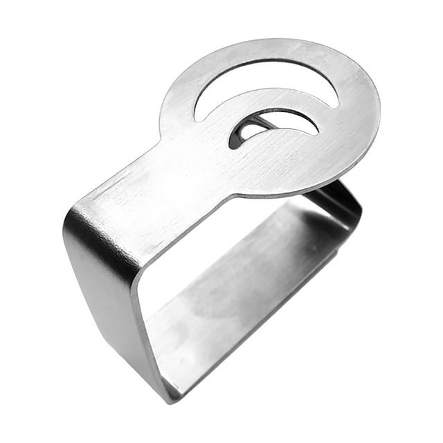 Riforla Thickened Stainless Steel Tablecloth Clip Tablecloth Clip Tablecloth Fixing Clip Non- Dining Table Clip Hooks
