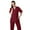 Burgundy, variant on Universal Basics by Adar Unisex Scrub Set