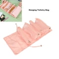 thumbnail image 3 of Organizador De Maquillaje Enrollable, Neceser Colgante Desmontable Rosa Portátil, 4 En 1, Ahorro De Espacio Para Viajes Cortos En Casa, 3 of 7