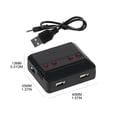 thumbnail image 4 of lanema 4 in 1 Battery Drone Charger Durable 4 Output Ports Practical 3.7V Lipo Battery, 4 of 6