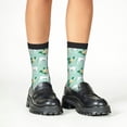 thumbnail image 4 of Kdxio Horse And Flower Print Children's Socks for Daily Wear and Sports Use Colorblock Mid-Calf Design Breathable Material, 4 of 5