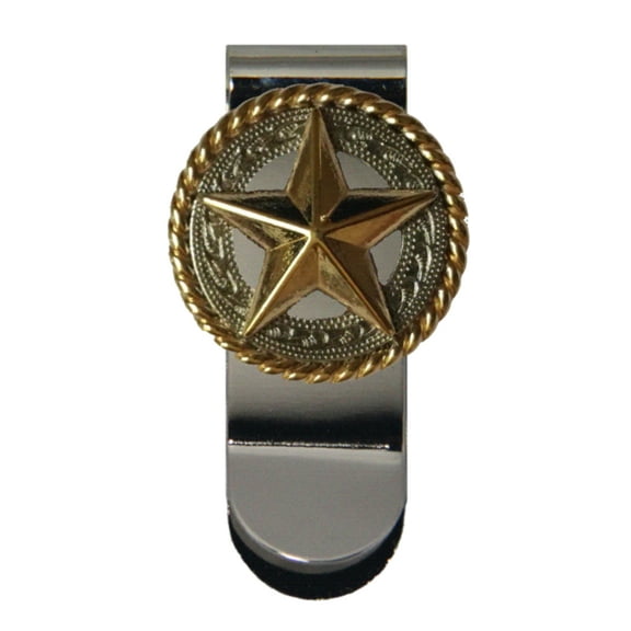 Custom Fancy Gold Star Money Clip