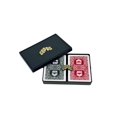 thumbnail image 1 of Copag WSOP 100% Plastic Playing Cards - Standard Size (Poker) Jumbo Index Black/Red Double Deck Set, 1 of 5
